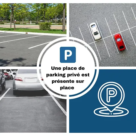 Arena / A 2min / Parking Prive / Terrasse *